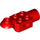 LEGO Red Kostka 2 x 2 s Horizontální Rotation Joint a Socket (47452)