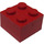 LEGO Red Kostka 2 x 2 bez křížových podpěr (3003)