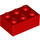 LEGO Red Kostka 2 x 3 (3002)