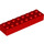 LEGO Red Kostka 2 x 8 (3007 / 93888)
