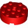 LEGO Red Kostka 4 x 4 Kulatá s otvorem (87081)
