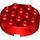 LEGO Red Kostka 4 x 4 Kulatá s dírami (6222)