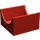 LEGO Red Kontejner Box 4 x 4 x 2 s Hollowed-Out Semi-Kruh (4461)