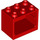 LEGO Red Skříňka 2 x 3 x 2 se zapuštěnými svorníky (92410)