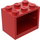 LEGO Red Skříňka 2 x 3 x 2 s pevnými čepy (4532)