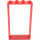 LEGO Red Dveře Rám 1 x 4 x 6 (Jednostranný) (40289 / 60596)