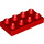 LEGO Red Duplo Deska 2 x 4 (4538 / 40666)
