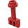 LEGO Red Závěs Tyčka 2 s 3 Stubs a Horní Stud (2433)