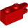 LEGO Red Závěs Kostka 1 x 2 Zamykání s Dual Finger na Konec Horizontální (30540 / 54672)