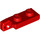 LEGO Red Závěs Deska 1 x 2 Zamykání s Single Finger na Konec Vertikální se spodní drážkou (44301)