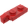 LEGO Red Závěs Deska 1 x 2 Zamykání s Single Finger na Konec Vertikální bez spodní drážky (44301 / 49715)