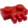 LEGO Red Závěs Deska 1 x 2 s 3 Stubs (2452)