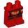LEGO Red Kai Minifigure Boky a nohy (3815 / 44930)