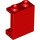 LEGO Red Panel 1 x 2 x 2 s bočními podpěrami, dutými čepy (35378 / 87552)