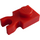LEGO Red Deska 1 x 1 s Vertikální Klip (Tlustý klip &quot;U&quot;) (4085 / 60897)