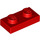 LEGO Red Deska 1 x 2 (3023 / 28653)