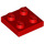 LEGO Red Deska 2 x 2 (3022 / 94148)
