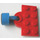 LEGO Red Deska 2 x 4 s Vlak Coupling Deska s krátkým 6mm modrým magnetem