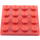 LEGO Red Deska 4 x 4 (3031)