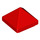 LEGO Red Sklon 1 x 1 x 0.7 Pyramida (22388 / 35344)