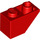 LEGO Red Sklon 1 x 2 (45°) Převrácený (3665)