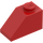 LEGO Red Sklon 1 x 2 (45°) bez Center Stud