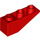 LEGO Red Sklon 1 x 3 (25°) Převrácený (4287)