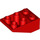 LEGO Red Sklon 2 x 3 (25°) Převrácený bez spojení mezi čepy (3747)