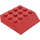 LEGO Red Sklon 4 x 4 (45°) (30182)