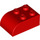 LEGO Red Sklon Kostka 2 x 3 s Zakřivená Rohí část (6215)