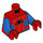 LEGO Červená Spidey s Černá Pavouk logo Minifigurka Trup (973 / 76382)