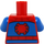 LEGO Červená Spidey s Černá Pavouk logo Minifigurka Trup (973 / 76382)