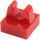 LEGO Red Dlaždice 1 x 1 s klipem (Žádný řez uprostřed) (2555 / 12825)