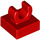 LEGO Red Dlaždice 1 x 1 s klipem (zvednuté &quot;C&quot;) (15712 / 44842)