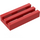 LEGO Red Dlaždice 1 x 2 Mřížka (bez spodní drážky) (2412)