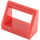 LEGO Red Dlaždice 1 x 2 s Rukojeť (2432)