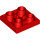 LEGO Red Dlaždice 2 x 2 Převrácený (11203)