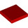 LEGO Red Tile 2 x 2 s Groove (3068 / 88409)