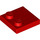 LEGO Red Dlaždice 2 x 2 s Study na Okraj (33909)
