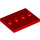 LEGO Red Dlaždice 3 x 4 s čtyři Study (17836 / 88646)