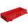 LEGO Red Wagon Dno 4 x 10 x 1.3 s Postranní Pins (30643)