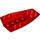 LEGO Red Klín 6 x 4 Trojnásobný Zakřivený Převrácený (43713)