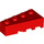 LEGO Red Klín Kostka 2 x 4 Levá (41768)