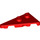 LEGO Red Klín Deska 2 x 4 Křídlo Levá (65429)