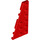 LEGO Red Klín Deska 3 x 6 Křídlo Levá (54384)