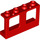 LEGO Red Okno Rám 1 x 4 x 2 s dutými hřeby (61345)