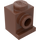 LEGO Červenohnědá Kostka 1 x 1 s Světlomet (4070 / 30069)