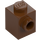 LEGO Červenohnědá Kostka 1 x 1 s Cvoček na Jeden Postranní (87087)