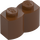 LEGO Červenohnědá Kostka 1 x 2 Log (30136)