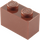 LEGO Reddish Brown Kostka 1 x 2 se spodní trubkou (3004 / 93792)